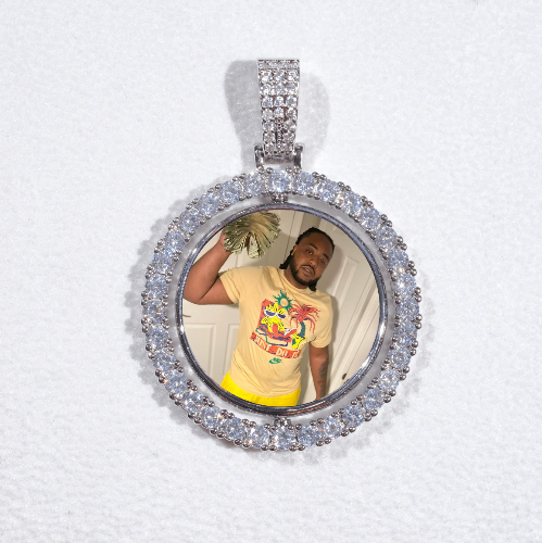 3D Spinning 2-Faced Custom Picture Pendant