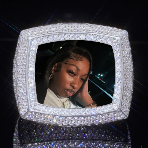 3D CUSTOM PICTURE ICED RING