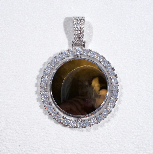 3D Spinning 2-Faced Custom Picture Pendant
