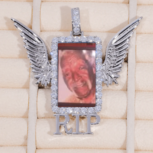 RIP WING 3D CUSTOM PICTURE PENDANT
