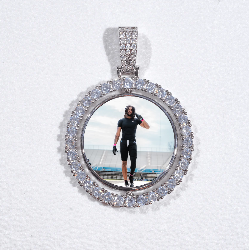 3D Spinning 2-Faced Custom Picture Pendant