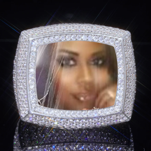 3D CUSTOM PICTURE ICED RING
