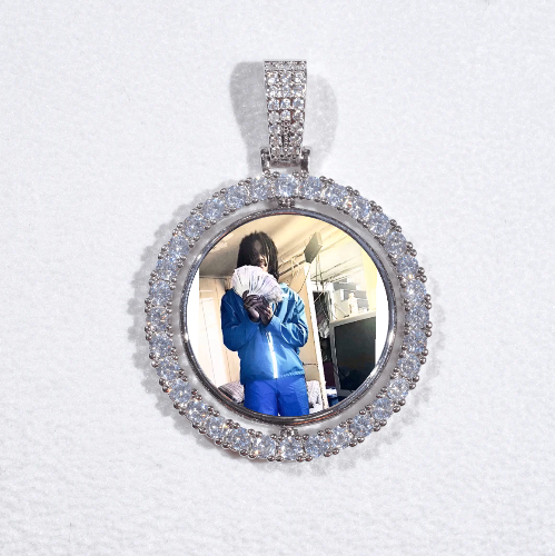 3D Spinning 2-Faced Custom Picture Pendant