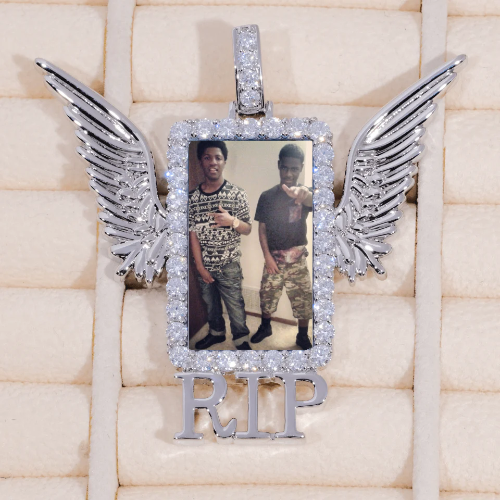 RIP WING 3D CUSTOM PICTURE PENDANT