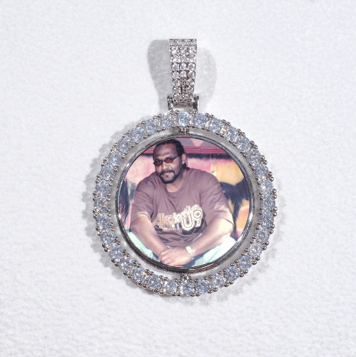 3D Spinning 2-Faced Custom Picture Pendant