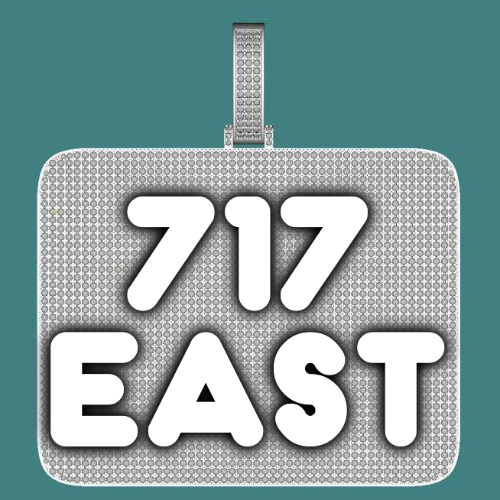 CUSTOM LETTER NECKLACE 3D BIG SQUARE