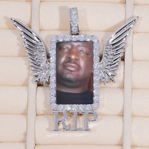 RIP WING 3D CUSTOM PICTURE PENDANT