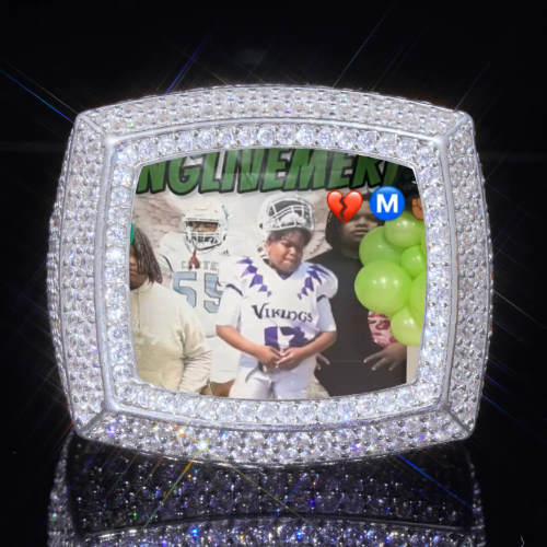 3D CUSTOM PICTURE ICED RING