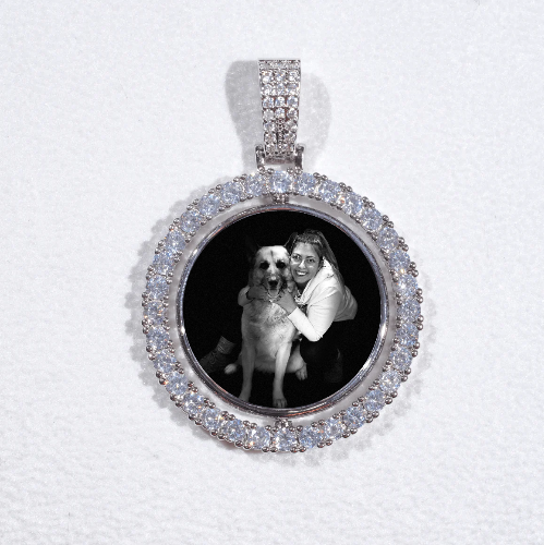 3D Spinning 2-Faced Custom Picture Pendant