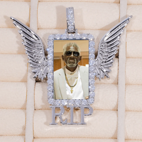 RIP WING 3D CUSTOM PICTURE PENDANT