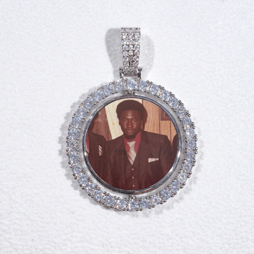 3D Spinning 2-Faced Custom Picture Pendant