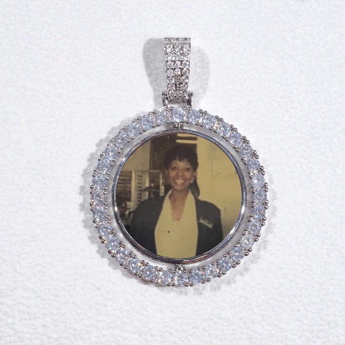 3D Spinning 2-Faced Custom Picture Pendant