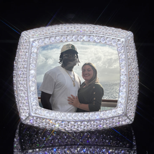 3D CUSTOM PICTURE ICED RING