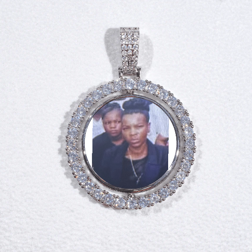 3D Spinning 2-Faced Custom Picture Pendant