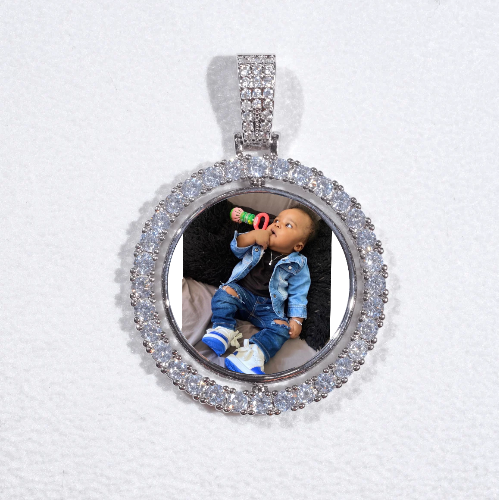 3D Spinning 2-Faced Custom Picture Pendant