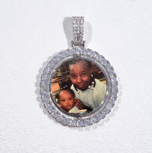 3D Spinning 2-Faced Custom Picture Pendant
