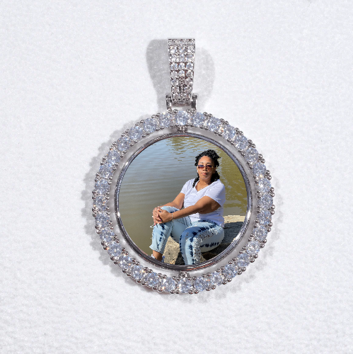 3D Spinning 2-Faced Custom Picture Pendant