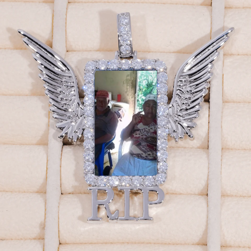 RIP WING 3D CUSTOM PICTURE PENDANT