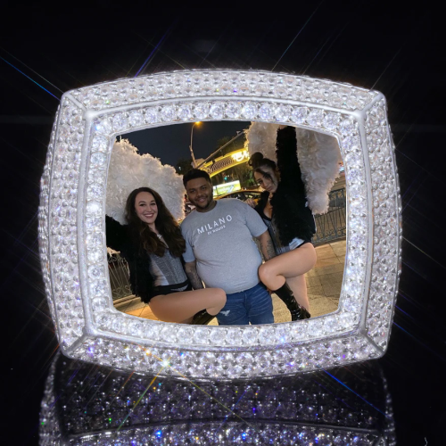 3D CUSTOM PICTURE ICED RING