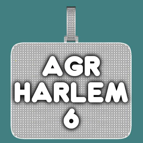 CUSTOM LETTER NECKLACE 3D BIG SQUARE