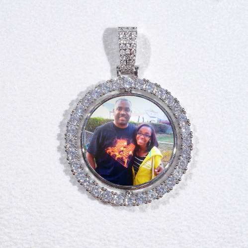 3D Spinning 2-Faced Custom Picture Pendant
