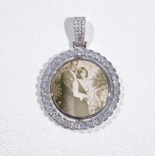 3D Spinning 2-Faced Custom Picture Pendant