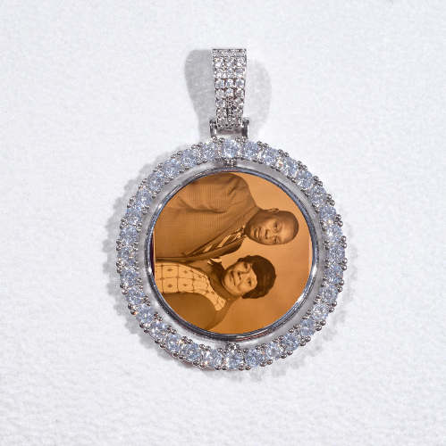 3D Spinning 2-Faced Custom Picture Pendant