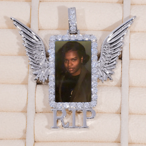 RIP WING 3D CUSTOM PICTURE PENDANT