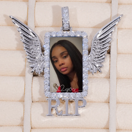 RIP WING 3D CUSTOM PICTURE PENDANT