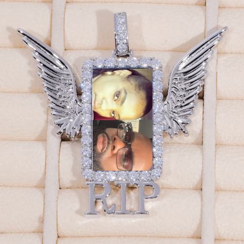 RIP WING 3D CUSTOM PICTURE PENDANT