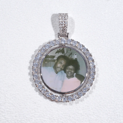 3D Spinning 2-Faced Custom Picture Pendant