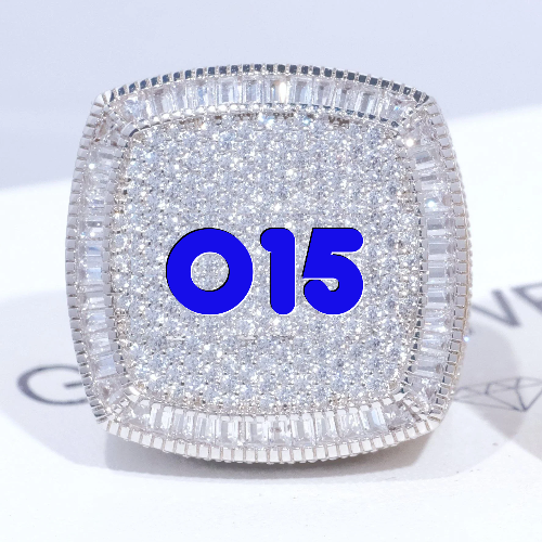CUSTOM LETTER 3D ICED RING