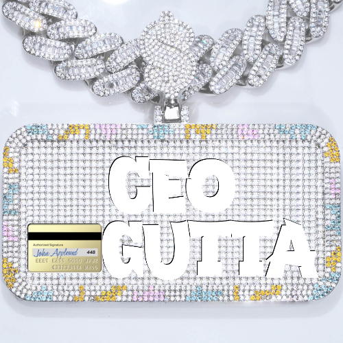 CUSTOM LETTER NECKLACE 3D COLORFUL SQUARE