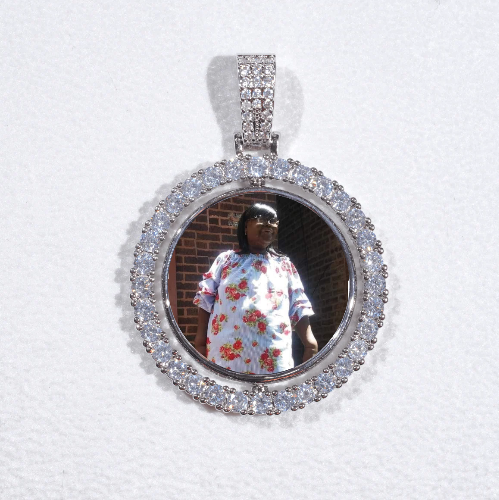 3D Spinning 2-Faced Custom Picture Pendant