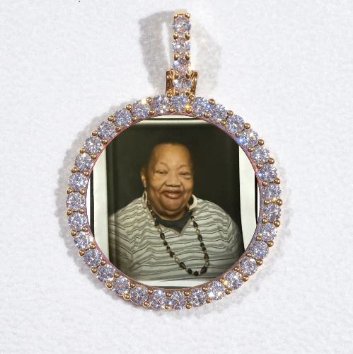 3D CIRCLE CUSTOM PICTURE PENDANT SMALL SIZE