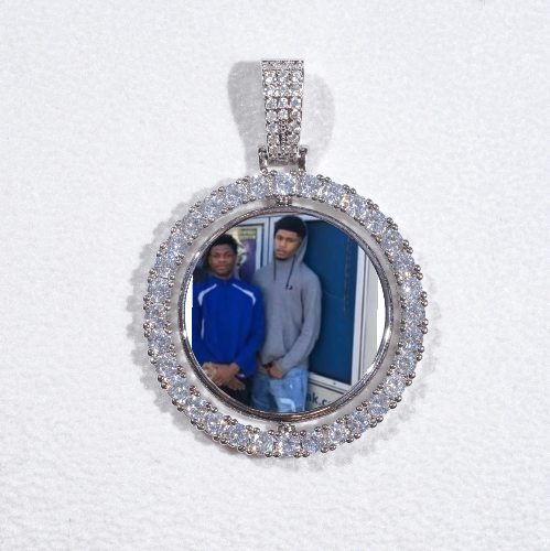 3D Spinning 2-Faced Custom Picture Pendant