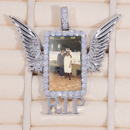 RIP WING 3D CUSTOM PICTURE PENDANT