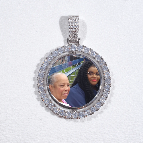 3D Spinning 2-Faced Custom Picture Pendant