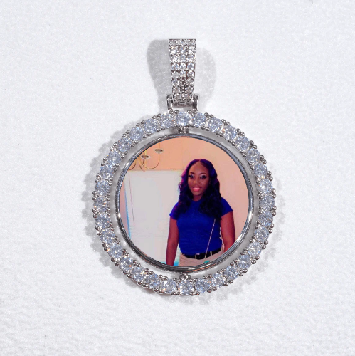 3D Spinning 2-Faced Custom Picture Pendant