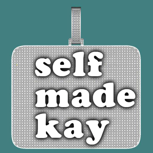 CUSTOM LETTER NECKLACE 3D BIG SQUARE