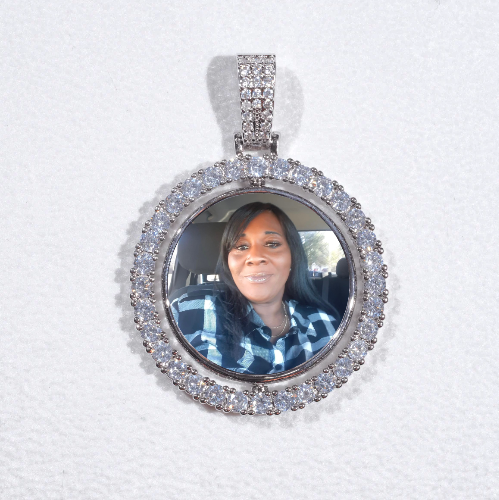 3D Spinning 2-Faced Custom Picture Pendant