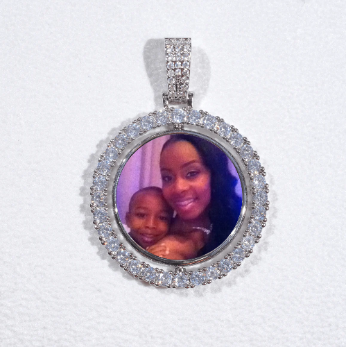 3D Spinning 2-Faced Custom Picture Pendant