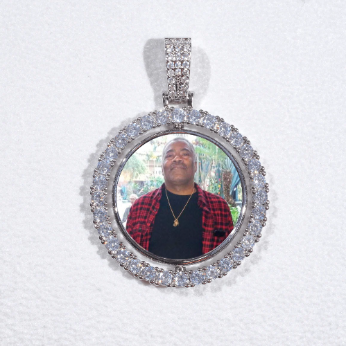 3D Spinning 2-Faced Custom Picture Pendant