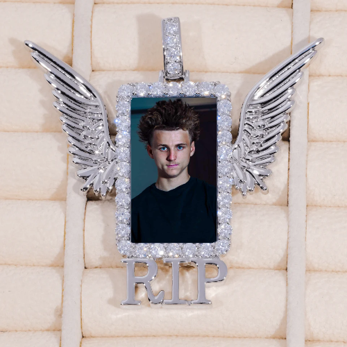 RIP WING 3D CUSTOM PICTURE PENDANT