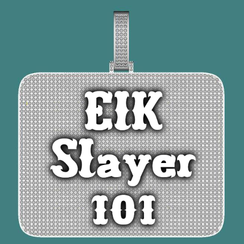 CUSTOM LETTER NECKLACE 3D BIG SQUARE