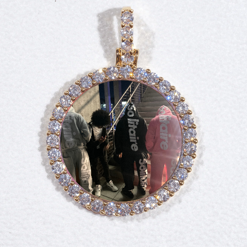 3D CIRCLE CUSTOM PICTURE PENDANT SMALL SIZE