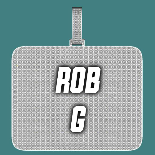 CUSTOM LETTER NECKLACE 3D BIG SQUARE