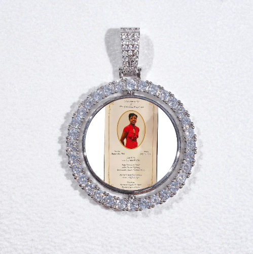 3D Spinning 2-Faced Custom Picture Pendant