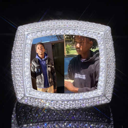3D CUSTOM PICTURE ICED RING