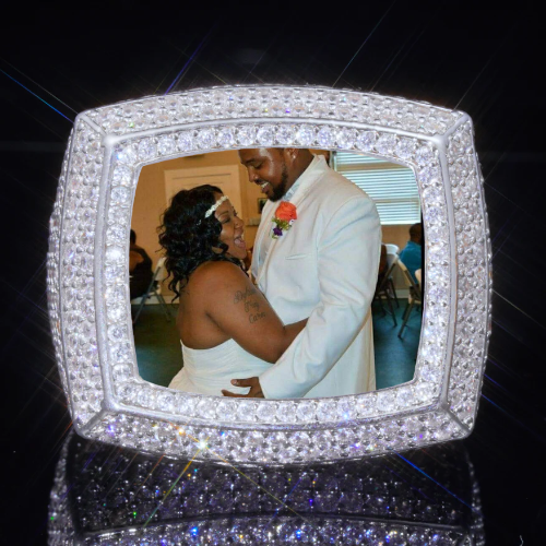 3D CUSTOM PICTURE ICED RING